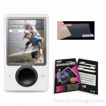 Fingerprint-free Zune Screen Protectors with Washable and Reusable Features